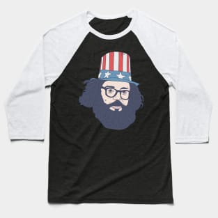 Allen Ginsberg - American Poetry - Beat Culture Baseball T-Shirt